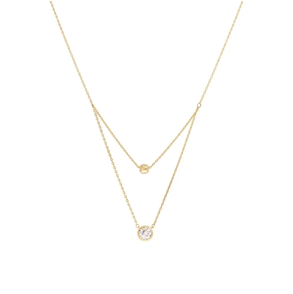 Marlyn Schiff Double Layered Necklace
